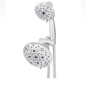 Drench 55.0 -Spray Chrome 6-in Round Rain High Pressure Shower Head